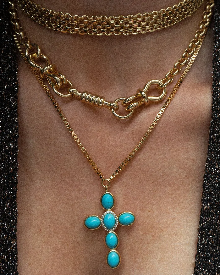 Luv Aj Horsebit Necklace Silver Necklaces Luv Aj Horsebit Necklace Silver Necklaces