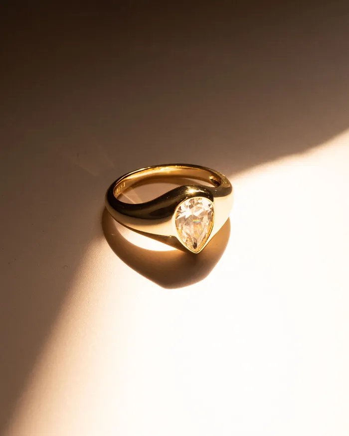 Luv Aj Rings The Poire Bezel Ring