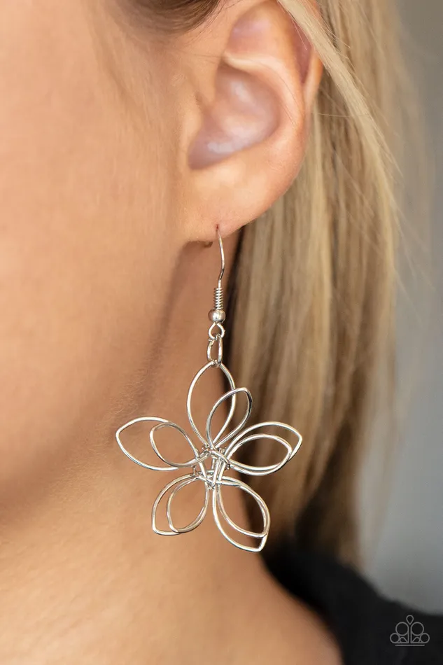 Necklaces All Eyes On U Jewelry Paparazzi Accessories Flower Garden Fashionista Silver Paparazzi Necklace