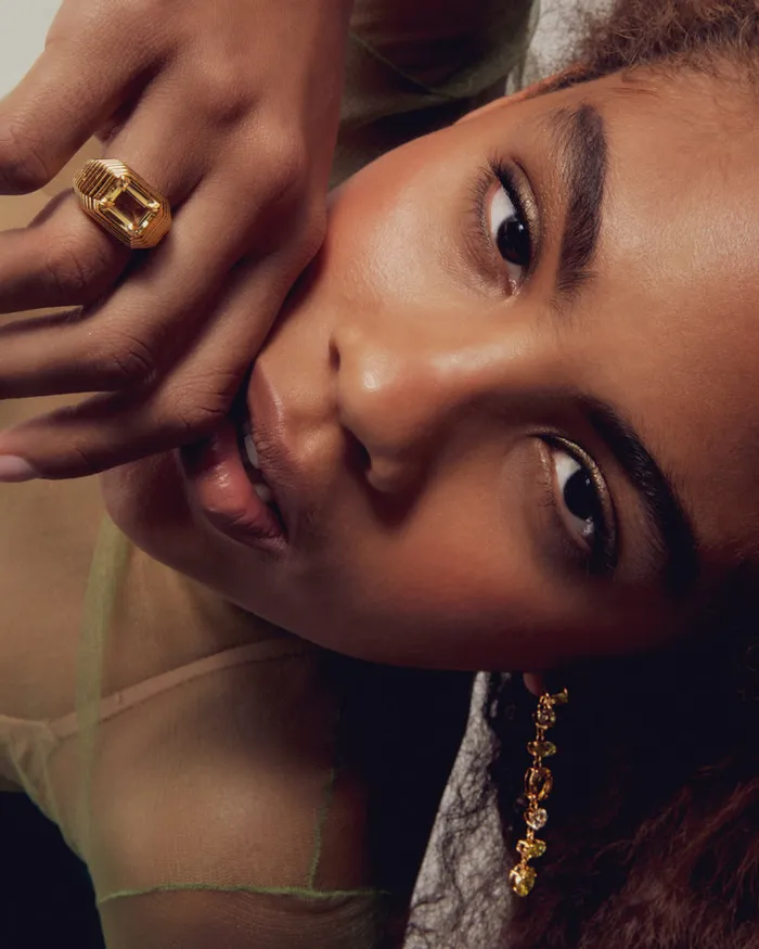 Rings Luv Aj Fine The Caroline StepCut Ring Citrine