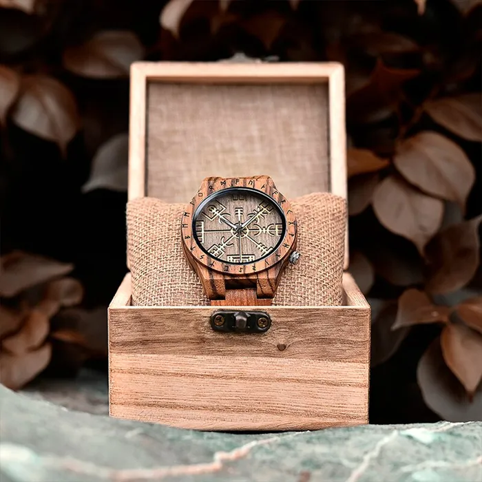 Viking Trinkets Watches The Pathfinder Handcrafted Wooden Watch